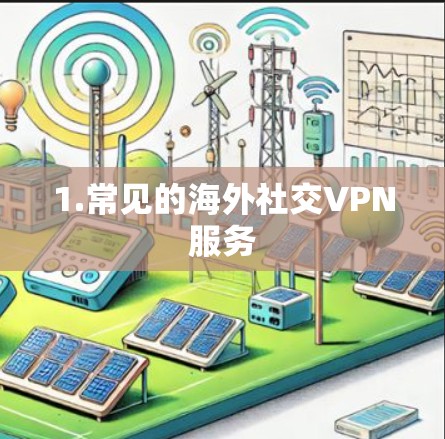 1.常见的海外社交VPN服务 1.常见的海外社交VPN服务