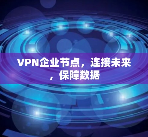 VPN企业节点,连接未来,保障数据 VPN企业节点,连接未来,保障数据