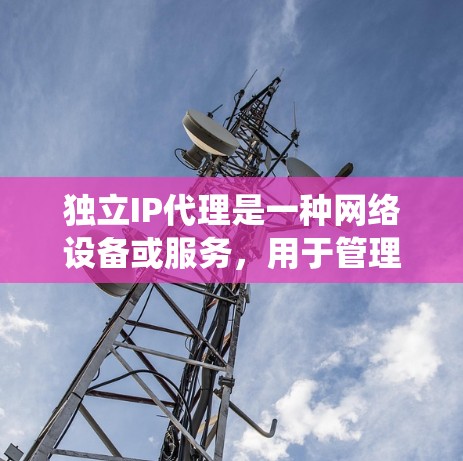 独立IP代理是一种网络设备或服务，用于管理和转换IP地址，主要用于NAT（网络地址转换）和IP地址分配的场景。它能够独立于传统网络架构，提供灵活的IP管理解决方案，支持多种网络应用需求