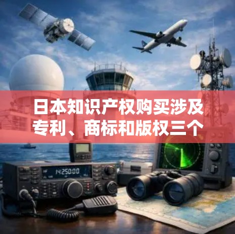 日本知识产权购买涉及专利、商标和版权三个主要方面，以下是详细的流程和注意事项