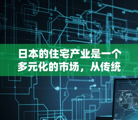 日本的住宅产业是一个多元化的市场，从传统的日本式住宅到现代风格的高端住宅，满足了不同消费者的需求。以下是一些关于日本住宅产业的关键点
