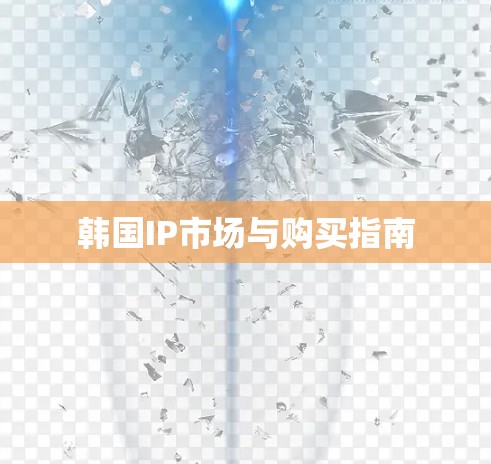 韩国IP市场与购买指南