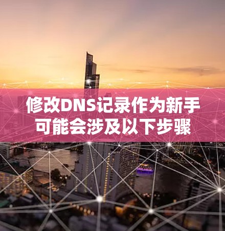 修改DNS记录作为新手可能会涉及以下步骤 修改DNS记录作为新手可能会涉及以下步骤