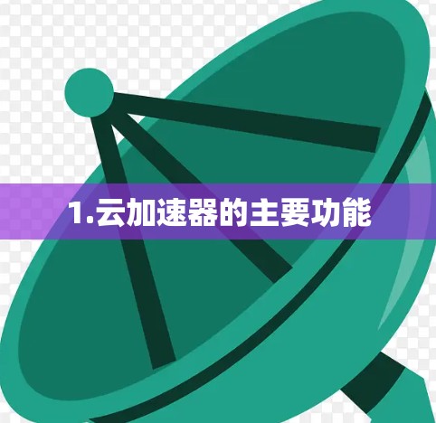 1.云加速器的主要功能 1.云加速器的主要功能